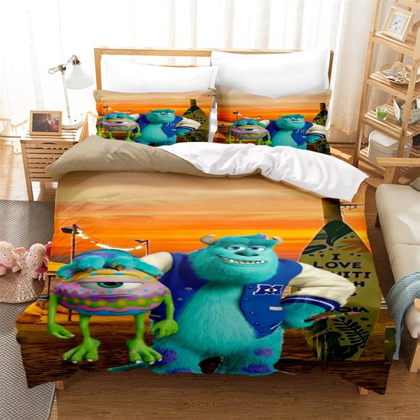 My Game Singing Monsters Bedding Sets Monsters University Duvet Cover Printed Quilt Cover Queen Single Children'S Gift For Kids Bed Sheets