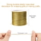 thumbnail image 2 of rollos de cordones elásticos metálicos, cinta elástica, cordón metálico de oropel para manualidades y envoltura de regalos, 1 mm x 20 m/rollo, 2 of 6
