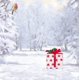 thumbnail image 2 of Tarjeta de felicitación Up With Paper 13 cm Perros de Navidad, 2 of 2