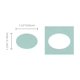 thumbnail image 2 of Punzonadora BiraBira 3,8 cm Oval para manualidades de huevo de Pascua, 2 of 4