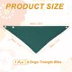 thumbnail image 2 of Uxcell Bandanas Triangulares para Perros con Botón, Suave Bufanda para Mascotas, Cómoda Babero Triangular Lavable Ajustable (Tela, Verde Hierba) para Cachorros Pequeños y Medianos, 2 of 7
