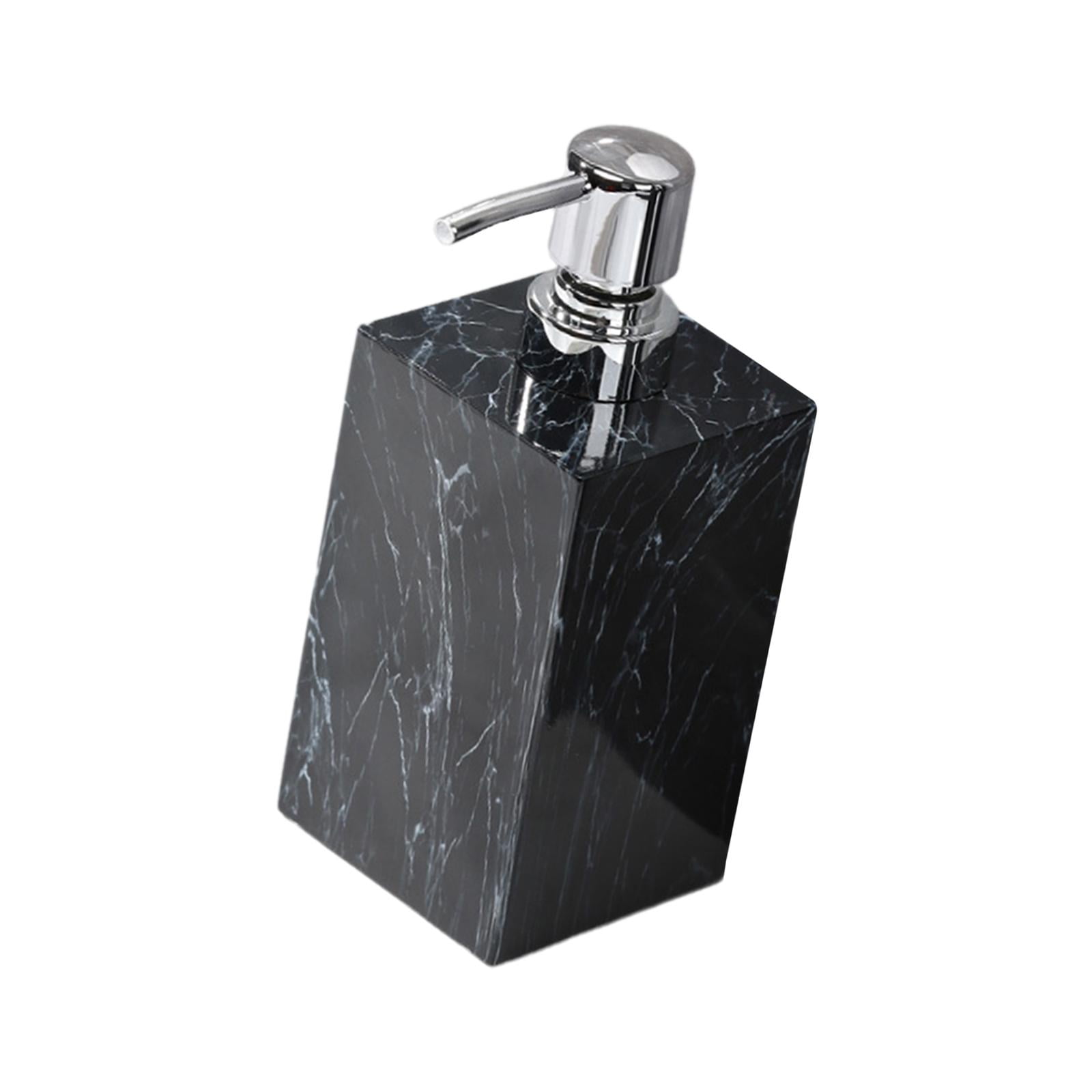 Bothyi - Dispensador De Jabón Con Textura De Mármol, Botella Decorativa Para Encimeras De Hotel Y Cocinas.