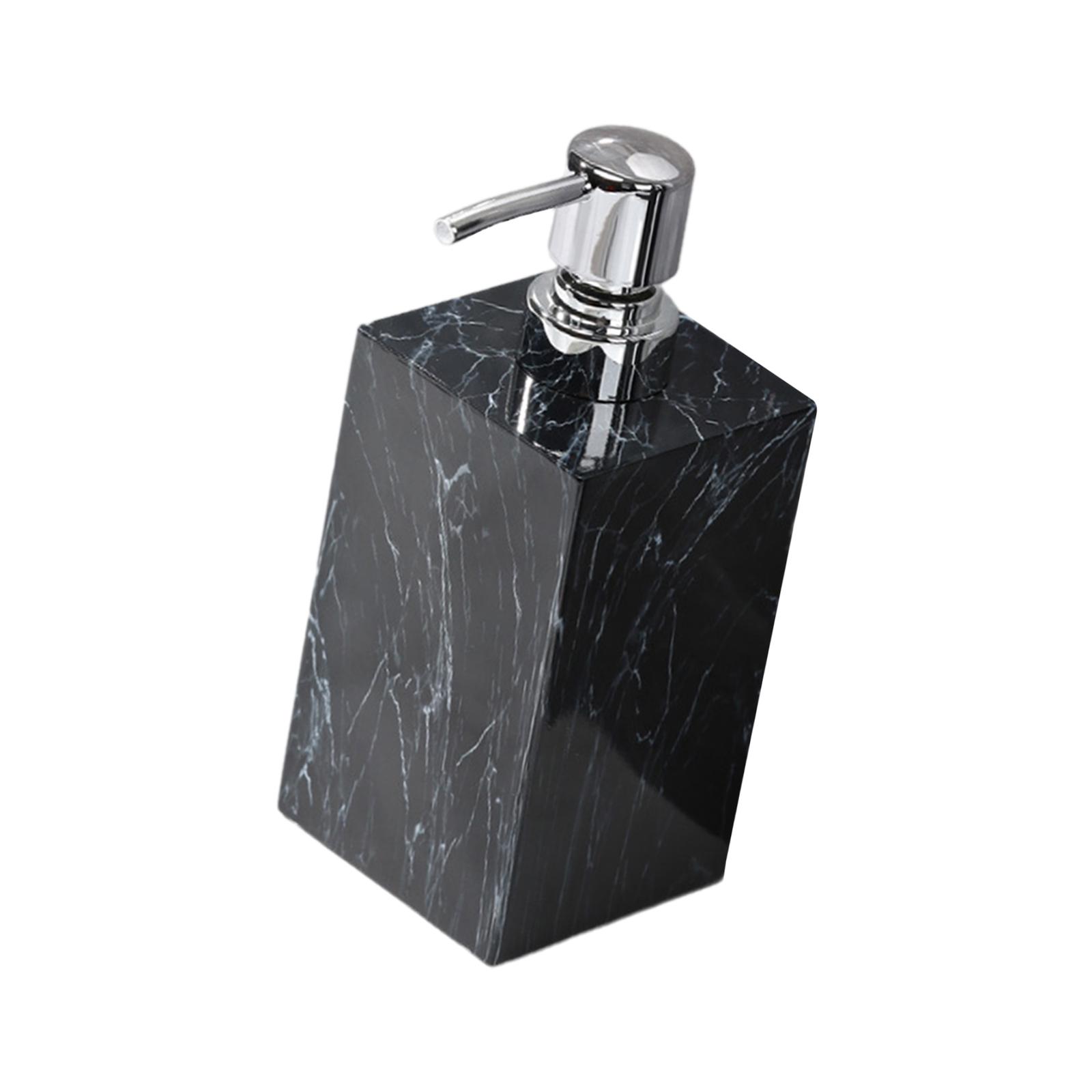 Bothyi - Dispensador De Jabón Con Textura De Mármol, Botella Decorativa Para Encimeras De Hotel Y Cocinas.