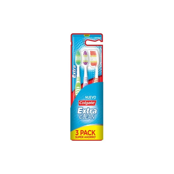 Pack Cepillo Dental Extra Clean x 3 Unidades