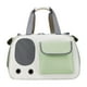 thumbnail image 2 of Bolsa De Viaje Para Mascotas, Bolsa De Asas Para Gatos, Diseño De Persiana Enrollable, Transportador Para Gatos De Gran Capacidad, Color Verde, 2 of 3
