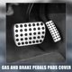 thumbnail image 2 of Unique Bargains 2 piezas Cubiertas de Pedales de Gas y Freno para Mercedes-Benz GLE GLS ML GL 350 400 450 2013-2019 Pedales de Coche de Acero Inoxidable, 2 of 7