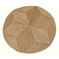 Bric - Alfombra De Fibras Naturales D140 Cm Decoración