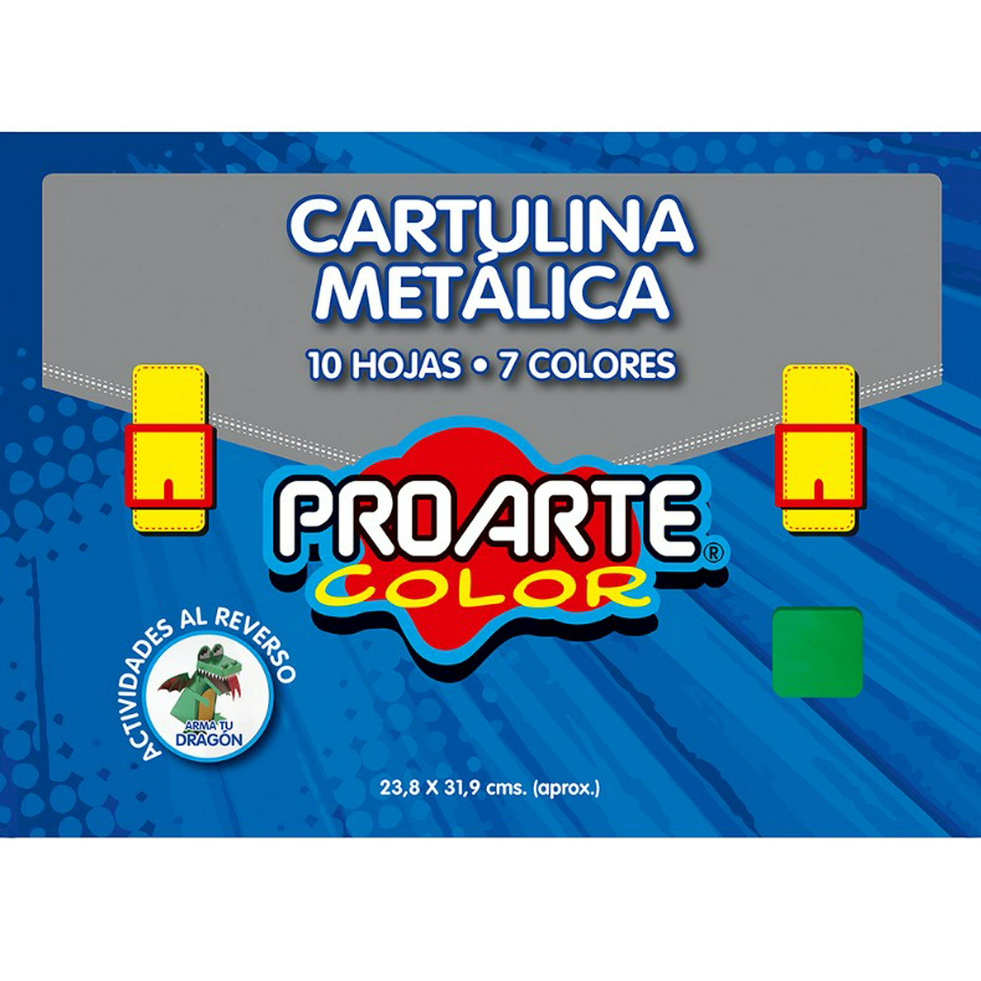 Proarte - Bolson Cartulina Metalica 7 Colores 1 Un