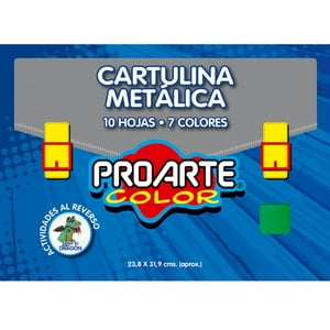 Proarte - Cartulina.Metalica Estuch 1Un
