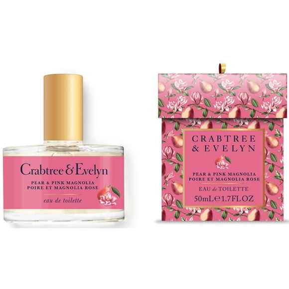Eau de toilette Perfume Crabtree & Evelyn, pera y magnolia rosa, 50 ml