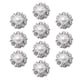 thumbnail image 3 of 10 Piezas Peque?os Botones De Perlas De Diamantes De Imitación Botones Redondos De Aleación Plateada, 3 of 5