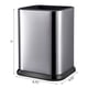 thumbnail image 5 of Soporte para utensilios de cocina RedCall de acero inoxidable plateado, 5 of 6