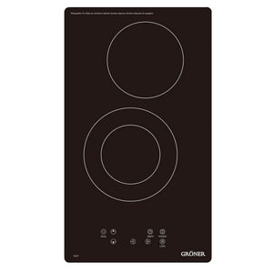 Groner - Encimera Vitrocerámica Touch Dual 2Q