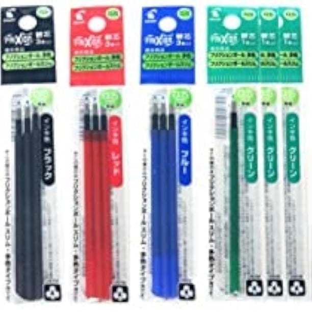 Recambios de tinta de gel PILOT FriXion Ball 4, bolígrafo múltiple de tinta de gel, 0,5 mm