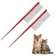 thumbnail image 1 of Uxcell 2 Piezas Peine para el Cuidado de Mascotas, Peine de Cola de Rata para Perros de 7.2 Pulgadas con Puntas Redondeadas, 1 of 7