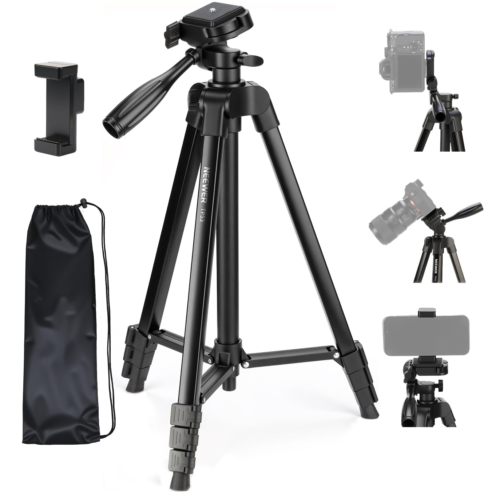 Trípode Neewer Tp53 Para Celular Y Cámara, Ligero