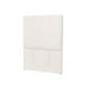 thumbnail image 2 of Respaldo Sorrento Lino Blanco 1 Plaza, 2 of 2