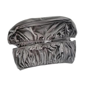 Bothyi - Funda Otomana Rectangular Para La Mayoría De Las Tapas Con Bisagras Almacenamiento Otomano Dormitorio Gris Oscuro