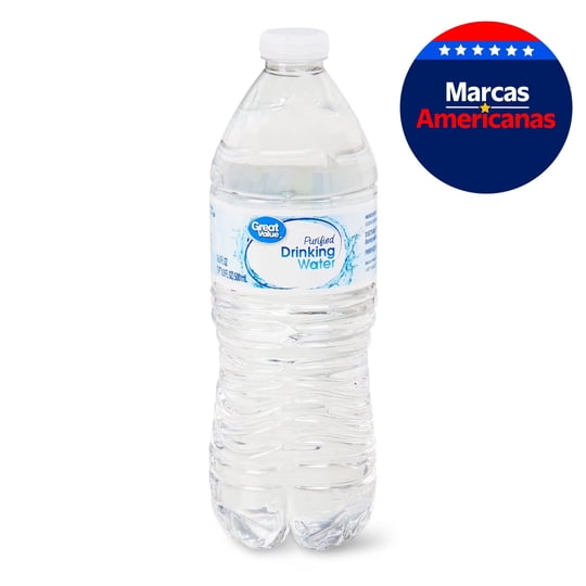 Agua Botella Purificada Sin Gas 500 ml Great Value
