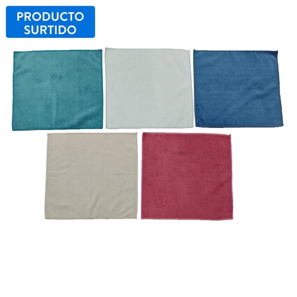 Set 5 Paño 30cm Poliester