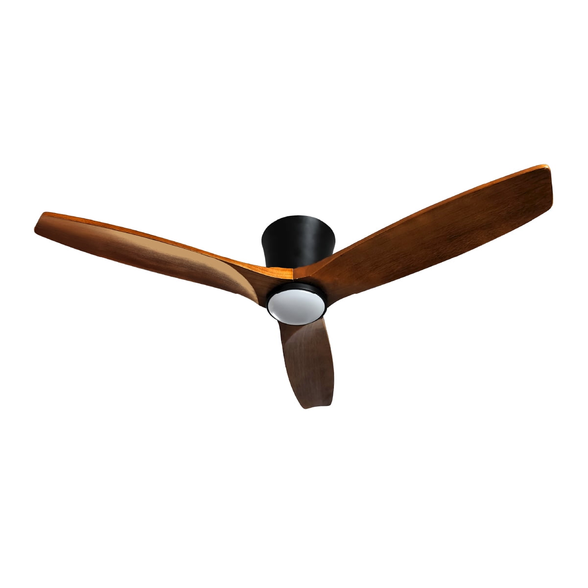 Primaterm - Ventilador De Techo Faro Nogal Con Luz Led 3 Colores 42”