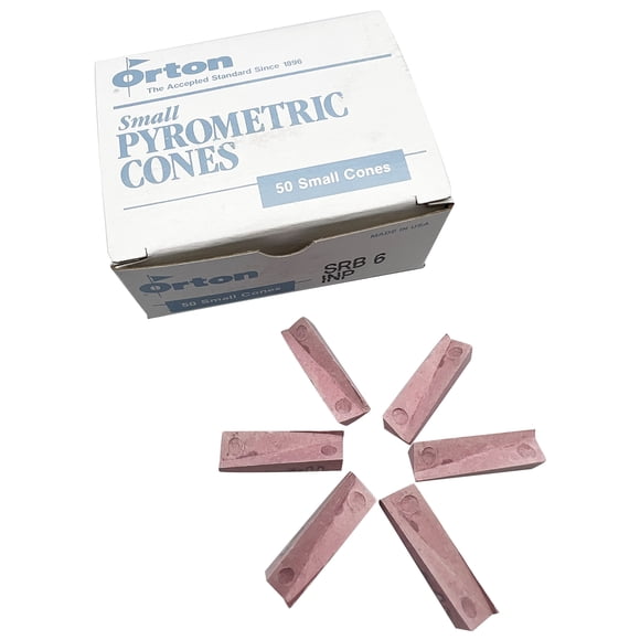 Conos Pirométricos Para Monitoreo De Cocción En Horno Cerámico Cono 6 (50)