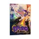 thumbnail image 1 of Spyro el Dragón Cuadro decorativo colgante - Arte de pared - Póster enmarcado - Decoración de pared - Regalos para familia, amigos y aficionados 40*60 cm, 1 of 6