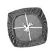 thumbnail image 4 of Funda Elástica Para Asiento De Silla, Funda Para Silla De Comedor Para Banquete, Silla Giratoria, Color Gris Oscuro, 4 of 5