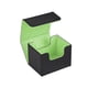thumbnail image 2 of Caja De Baraja De Cartas Coleccionables, Caja De Almacenamiento Para Dados, Contenedor Premium, Estuche Para Tarjetas De Organización, Negro Y Verde, 2 of 3