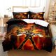 thumbnail image 1 of Yu Gi Oh Bedding Set Single Twin Full Queen King Size Bed Set Aldult Kid Bedroom Duvetcover Sets KawaiiBed Sheets, 1 of 5