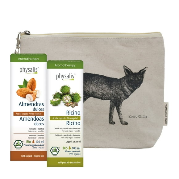 Pack Physalis® Aceite Almendra + Aceite Ricino + Cosm.