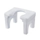 thumbnail image 2 of Taburete Antideslizante Para Inodoro En Cuclillas Panel Ancho Para Ba?o Adultos Blanco, 2 of 3