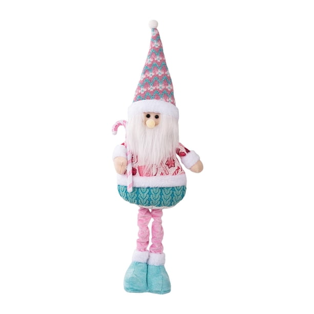 Muñeca Navideña De Piernas Largas, Regalo De Navidad De Dibujos Animados, Figura Navideña Para Fiesta, Decoración Del Hogar, Muñeca De Santa