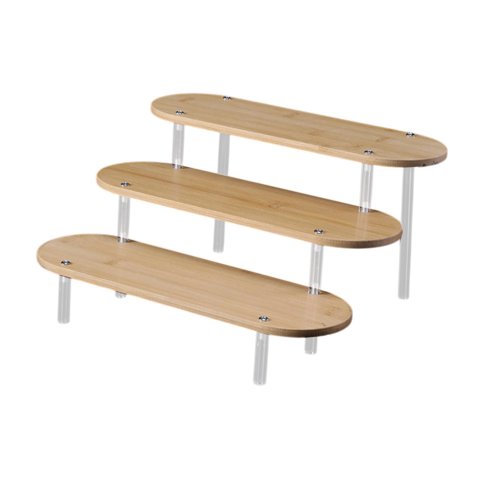 Bothyi - Exhibición De Exhibición Acrílica 3 Niveles Multifunción Multifunción Para Juguetes Crafts Figuras 20 Cm