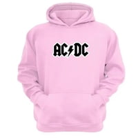 Genérico - Polerón Canguro Acdc Rosa Talla L Unisex