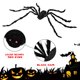 thumbnail image 2 of Decoración de arañas de Halloween JOYIN, paquete de 3, araña gigante de 1,6 m, 2 of 7