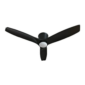 Primaterm - Ventilador De Techo Faro Negro Con Luz Led 3 Colores 42”