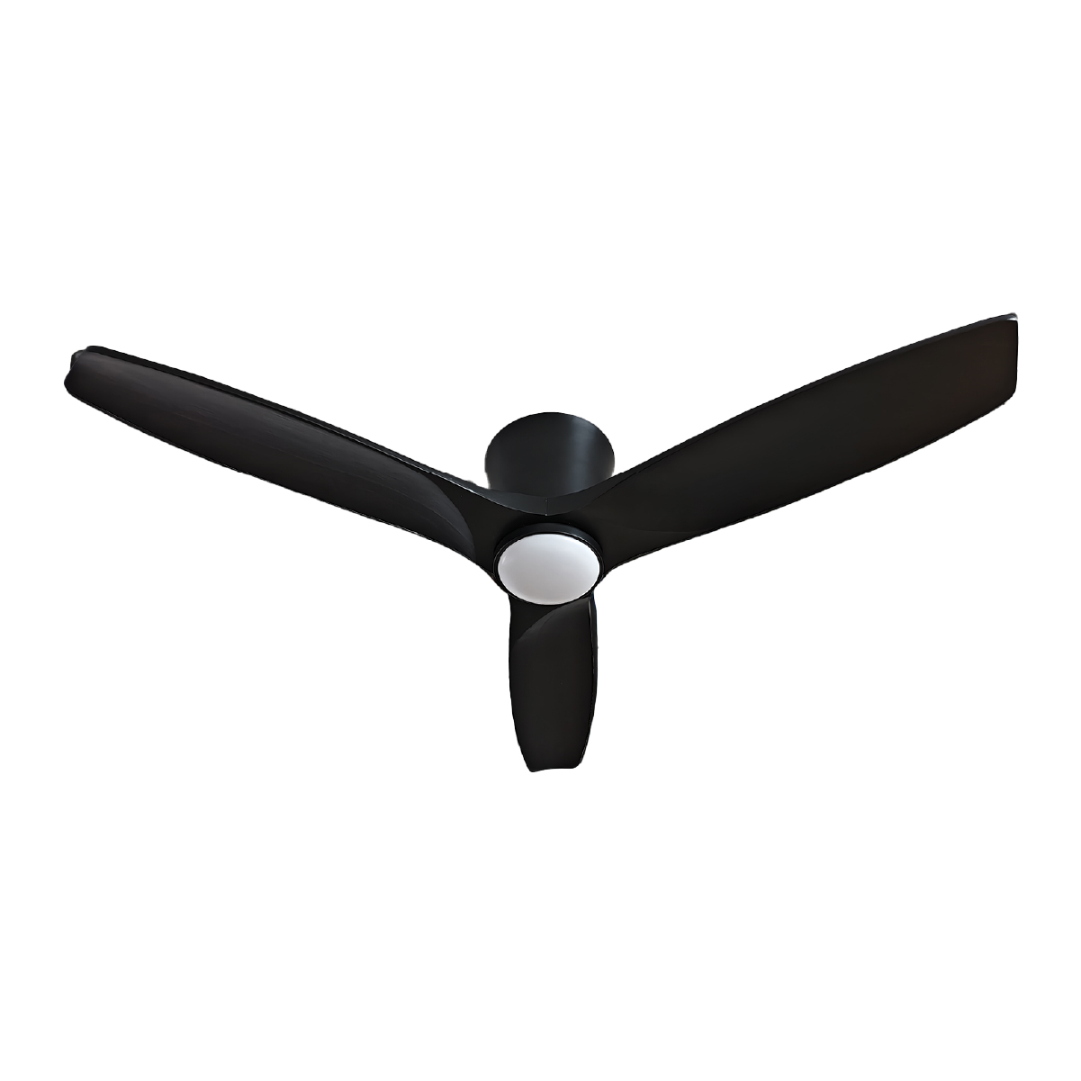 Primaterm - Ventilador De Techo Faro Negro Con Luz Led 3 Colores 42”