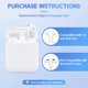 thumbnail image 2 of Estuche de carga Rodkedc para AirPods 2ª generación con botón de sincronización Bluetooth, 2 of 7