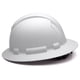 thumbnail image 3 of Casco con trinquete Pyramex Ridgeline de ala completa con 4 puntas, color blanco, 3 of 5