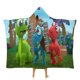 thumbnail image 1 of Pequeños Pisotones Manta Capa con Capucha Anti-Bolitas, Manta de Lana Ártica Suave, Manta Portátil de Felpa Ligera y Lujosa, Poncho para Siesta en Casa y Oficina, 100*130cm, 1 of 6