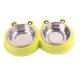thumbnail image 3 of Mascotas Perros Comida Para Gatos Comedero Bocadillos Soporte Elevado Plato Elevado Comedero Verde, 3 of 3