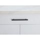 thumbnail image 2 of Tiradores de barra Elegant Decor Dior negro mate 25,5 cm, set de 10, 2 of 6