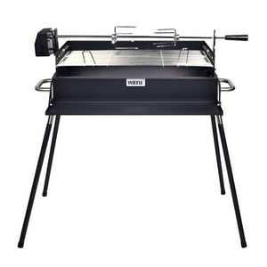 Parrilla Carbón Wayu Altura Ajustable Spiedo Alta Calidad
