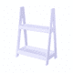 thumbnail image 1 of Estante Escalera Blanco 53cm | Repisa Decorativa 2 Niveles, 1 of 3