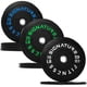 thumbnail image 1 of Juego de placas protectoras olímpicas Fitvids 160 libras (10 libras, 25 libras, 45 libras), 1 of 7