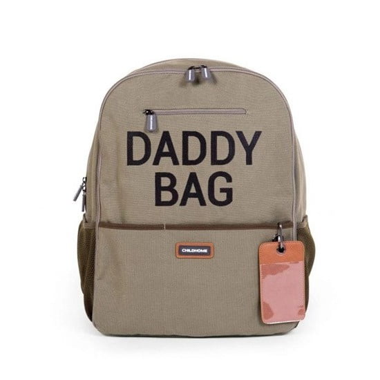 Mochila para papás daddy bag, color kaki