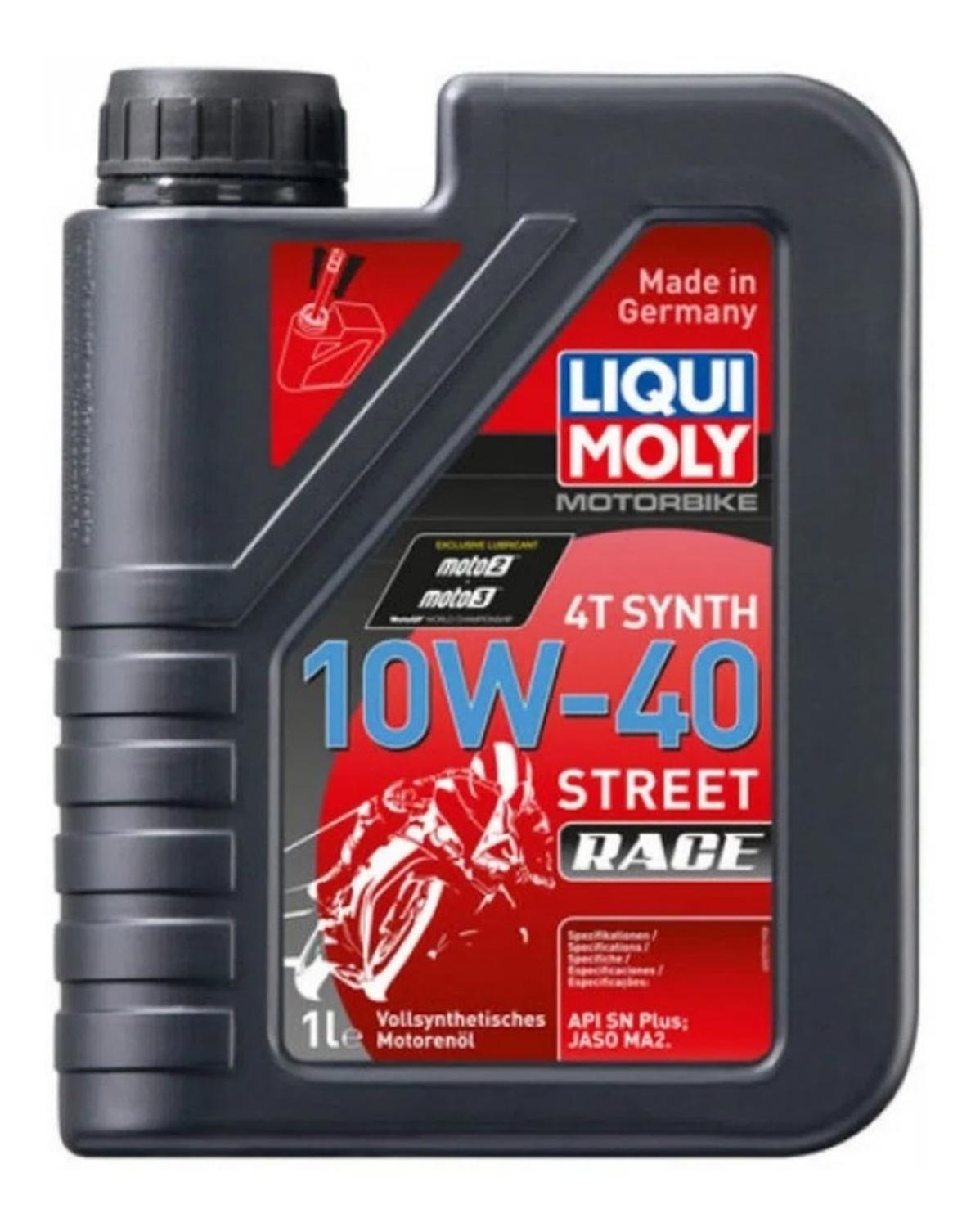 Aceite Para Moto 10W40 4T Full Sintetico Liqui Moly