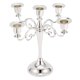 thumbnail image 3 of Candelabro De Metal De 5 Velas Candelabro 10 '' Candelero Soporte De Vela Plata, 3 of 5