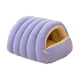 thumbnail image 3 of Cama Cueva Extraíble Para Gatos, Nido Suave Para Gatos De Interior, Para Jugar Con Gatitos, M, Morado Claro, 3 of 5